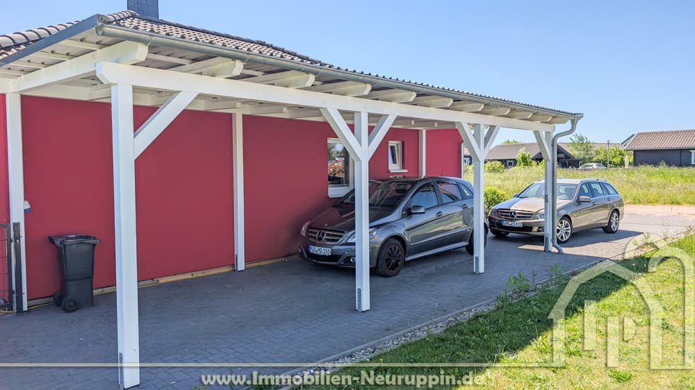 Carport am Haus